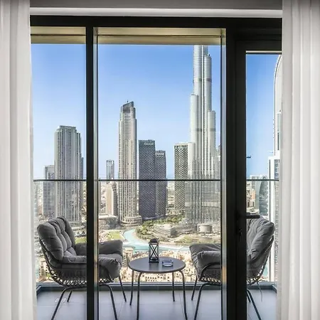 *Views Of Burj Khalifa Fountain* Apartment Dubai Exterior photo