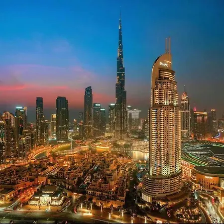 *Views Of Burj Khalifa Fountain* Apartment Dubai Exterior photo