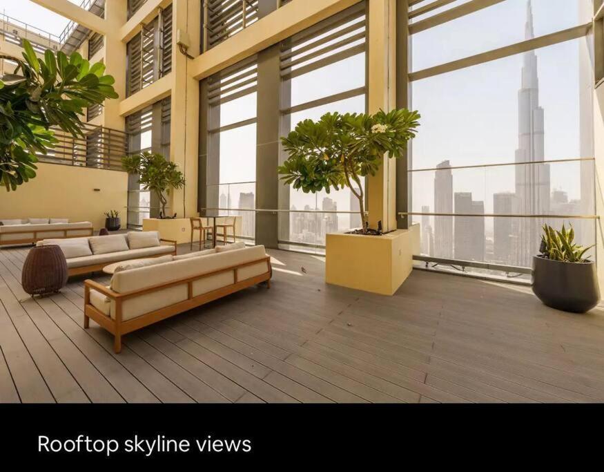 *views Of Burj Khalifa Fountain* Appartement